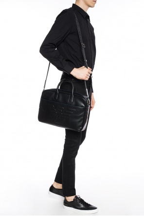 Embossed logo shoulder bag, zdjęcie 2 Embossed logo shoulder bag od Emporio Armani